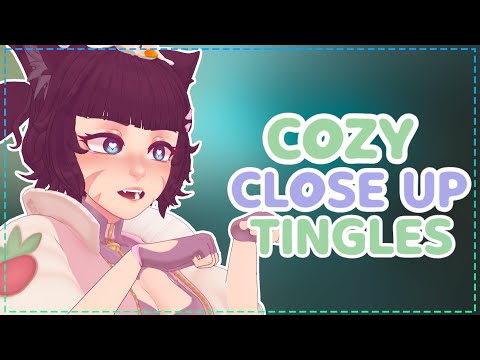 [ASMR] Catgirl Smooches & Close up Tingles In The Rain