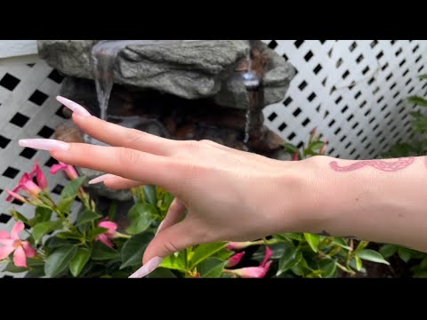 ASMR! ~Nature Vibes ~ 🌈🦋☀️ Tracing, Tapping, hand movements & more...