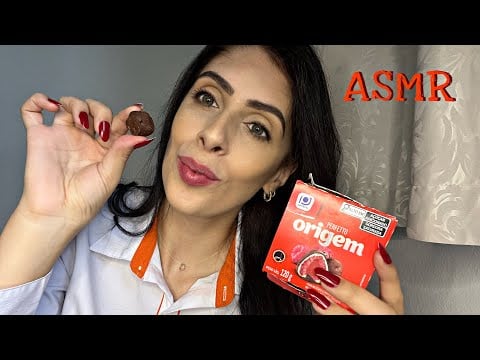 ASMR - Comendo Framboesa banhadas no chocolate 🍫 #asmr #mukbang