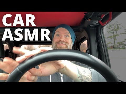 Lofi ASMR in the Car (Sudden Rain Storm!)
