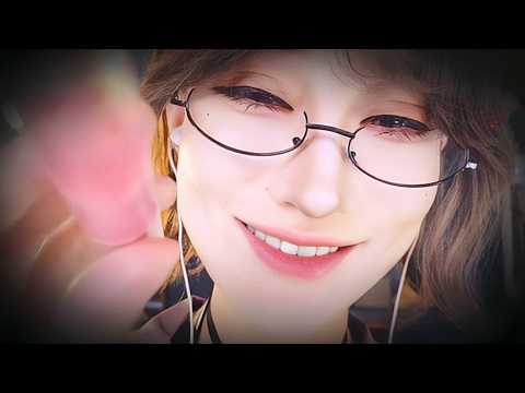 【ASMR】疲れた夜に聴く最高の癒し声💜耳かき・囁き・吐息・寝落ち用