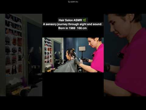 Hair Salon ASMR: Visual and Auditory Activation # Digital Setting Perm for Bouncy and Long-lasting C