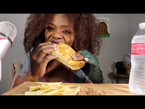 Tuna Sandwich With Tostitos ASMR Eating Sounds