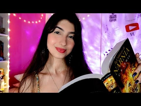 ASMR Lendo para te relaxar até dormir ♥ | As crônicas de Nárnia 🦁