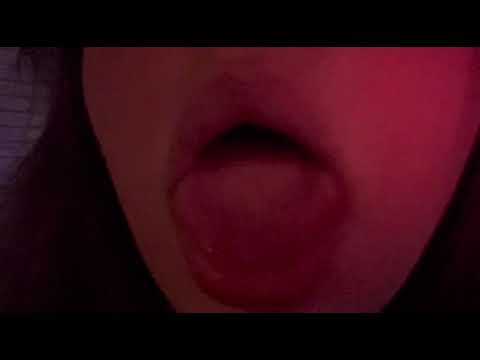 Upside Down Lens Licking (In The Dark 🕯️🌙) ASMR 