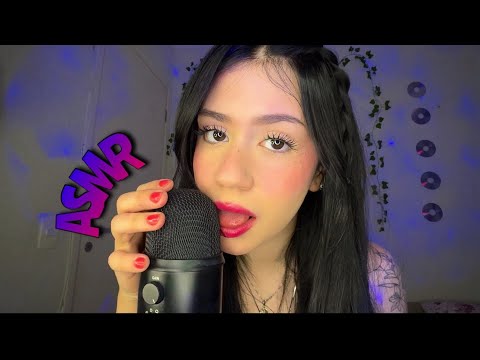 ASMR 1 HORA DE SONS DE BOCA BEM PERTINHO DO SEUS OUVIDOS