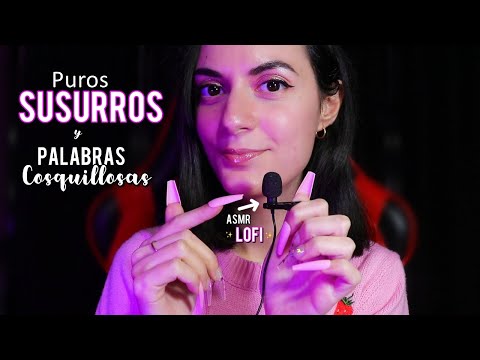 ASMR español LOFI SUSURROS COSQUILLOSOS y Trigger words