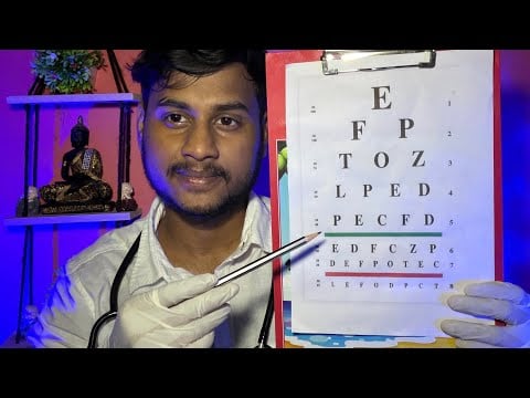 ASMR Let Me Check You🧑‍⚕️Relaxing Cranial Nerve Exam for Sleep 😴