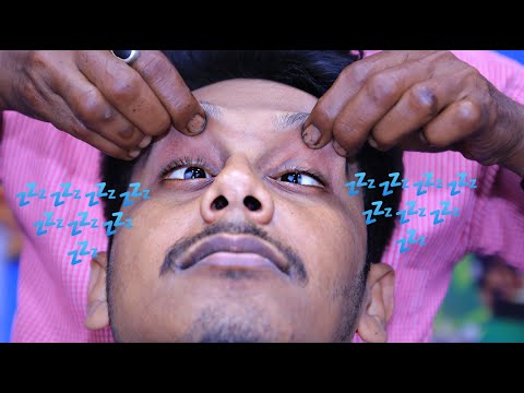 Old school barber massage techniques | head massage and body massage with ASMR Tingles and tapping