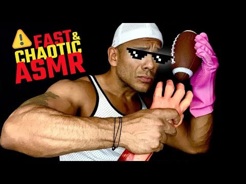 EXTREMELY FAST CHAOTIC ASMR & UNPREDICTABLE TRIGGERS