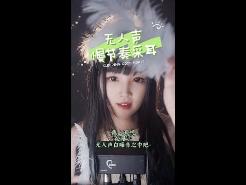 【ASMR / shorts vol 112】ASMR 无人声慢节奏采耳