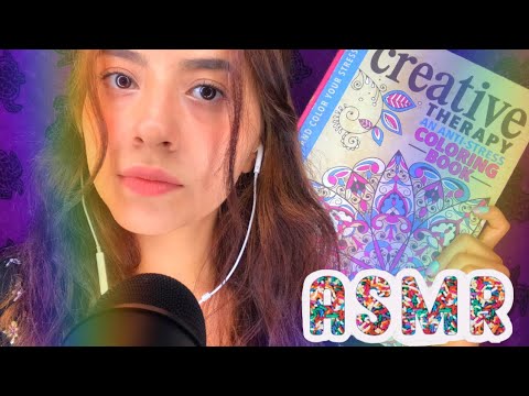 ASMR | Coloreando | Sonidos de lápices ✏️ | Triggers | Andrea ASMR