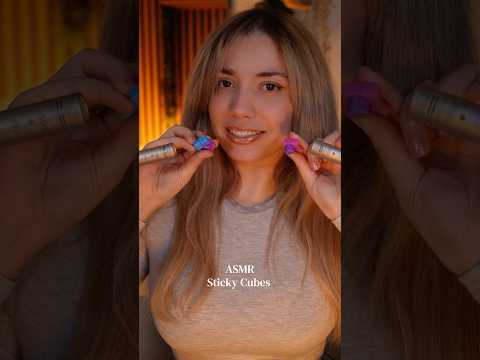 ASMR l Sticky Cubes #asmr #ytfeedshorts