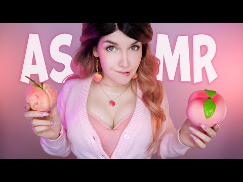 АСМР ПЕРСИК ПАТИ 🍑🥳 ASMR Peach party 🤪✨ 99,9% TINGLES 🍑