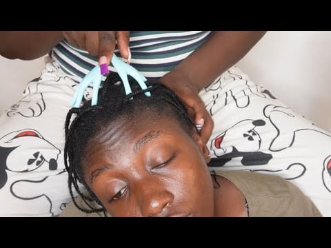 ASMR Brain melting scalp massage, scratching,and gum chewing 🥰🥰
