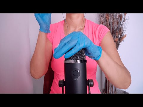 🎧 ASMR - Just Relax - Blue Nitrile Glove Sounds for Deep Tingles (No Talking)