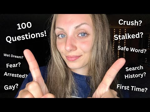 ASMR Asking You 100 UNHINGED Questions!❓