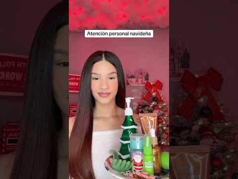 ASMR atención personal navideña 🎄 #asmrpampering #asmratencionpersonal #asmrspa #asmrnavidad #asmr