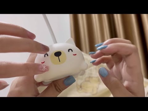 Asmr tapping before go to bed { with friend }