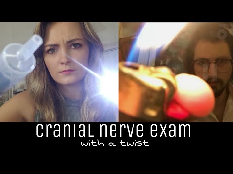 ASMR Cranial Nerve Exam (Collab with Katherina ASMR) (with a twist)