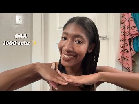 ASMR | 1000+ Subscribers Q&A ✨ 