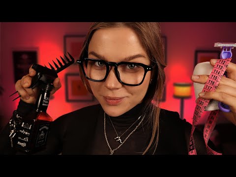 ASMR Hairstylist, Russian Teacher & Face Measuring 💇‍♀️📚📏 | 3-in-1 Roleplay for Sleep