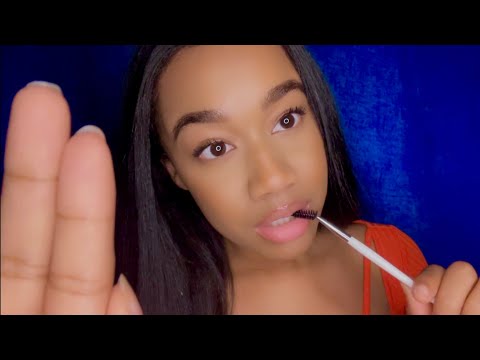 ASMR Spit Painting You (w/ Spoolie) 💦🎨 Up Close Personal Attention ASMR