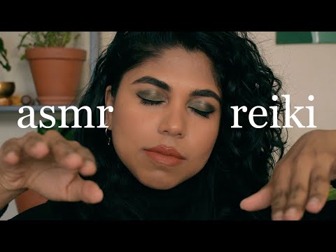 ASMR Reiki to Remove Negative Energy | Plucking, Aura Brushing & Crystal Cleanse ✨