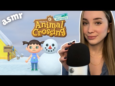 ASMR Let's Play Animal Crossing - Part 2 Building Snowboys!