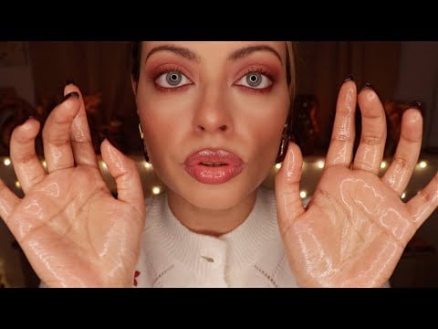 ASMR| OILY Hand Movements & Sounds for a 99.9% Chance of SLEEP (VISUAL & INTENSE PERSONAL ATTENTION)