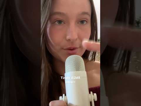 Personally, I have the tingliest intro 🤗 #asmr