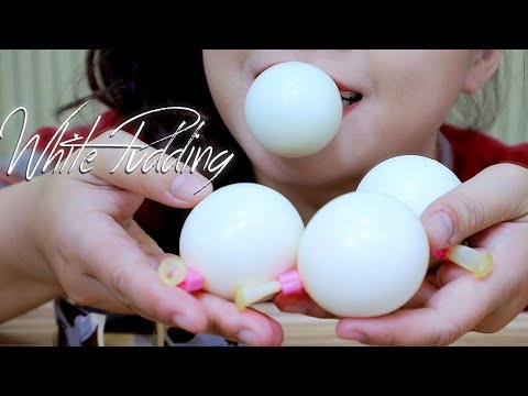 ASMR Mukbang Bocca white pudding,soft gulping eating sounds,+食べる,咀嚼音,BJ먹방 이팅 | LINH-ASMR