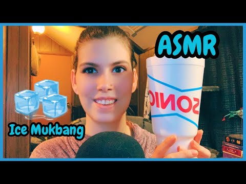 ASMR | Crunchy Ice Mukbang! 🧊