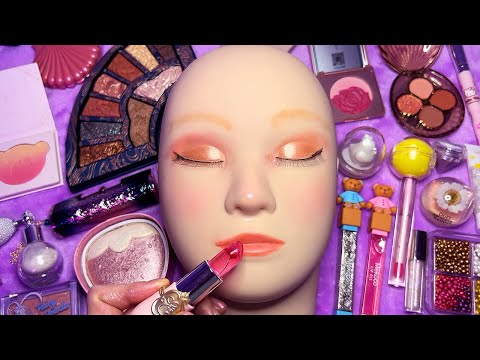 ASMR Makeup on Mannequin (Whispered)