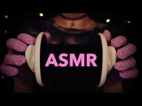 ASMR | crunchy White Noise & No Talking - Gloves, Ear Massage, layered Ambience