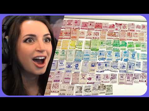1.5 Minute ASMR | My viewer's incredible niche bus ticket collection!
