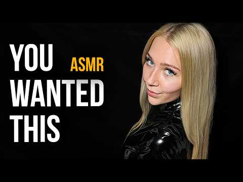 [4K USA ASMR] The Black Latex Secret 🖤 Intense Jacket Clicks & Squeaky Poses | Material Sound Study
