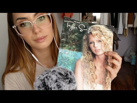 ASMR | Reading you to Sleep w Taylor Swift Lyrics 🎶 Whispering, Page Turning