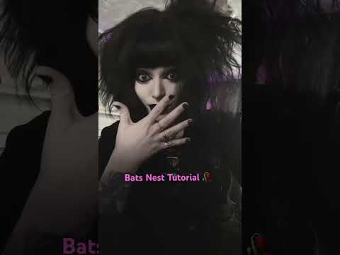 Hair tutorial 🥀 #goth #hairtutorial #goths #gothgirl