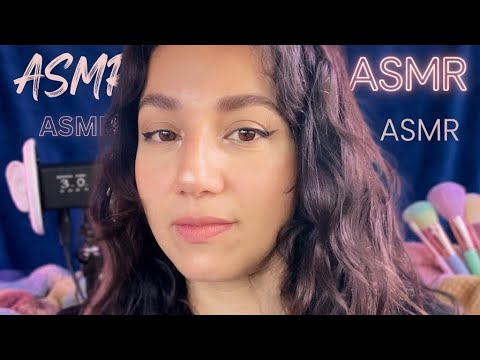 ASMR CASERO MAQUILLÁNDOME Y HACIENDO PLATICA RANDOM 