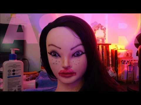 ASMR MAQUIANDO MANEQUIM (EXTREMAMENTE RELAXANTE)