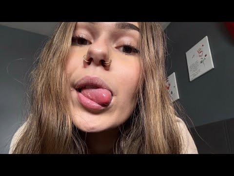 ASMR CLICK this video for TONGUE FLUTTERING👅