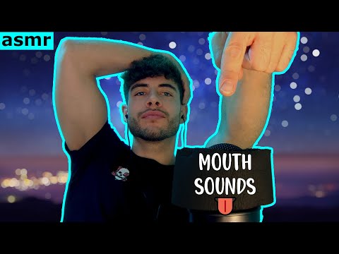 ASMR🪐 Tocando tu Cara✋🏻 MOUTH SOUNDS👅