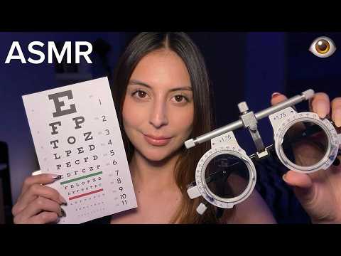 ASMR EXAMEN DE VISTA 👁️ DUERME EN 5 MIN 💤 TRIGGERS INTENSOS 