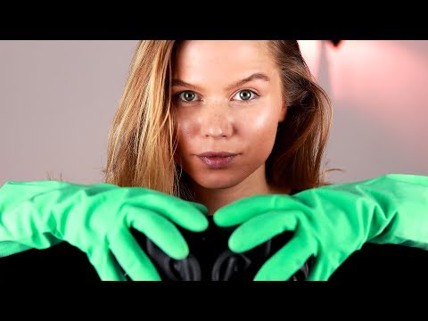 [ASMR] Ear Massage & Glove Sounds (Latex, Rubber)