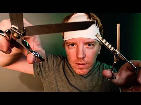 Relaxing ASMR Stereo Barbershop Haircut