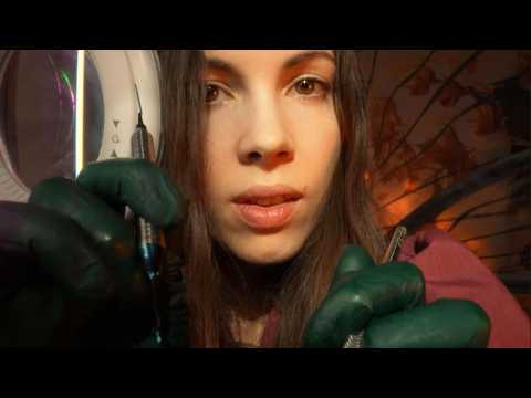 ASMR Dentist Cleaning & Teeth Scraping | Exam, Gloves Roleplay