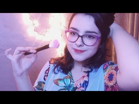 ASMR - AMIGA TE MAQUIANDO PARA UM ENCONTRO