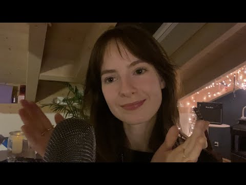 ASMR | rambling, tapping, close-up whispers 🌙🌟