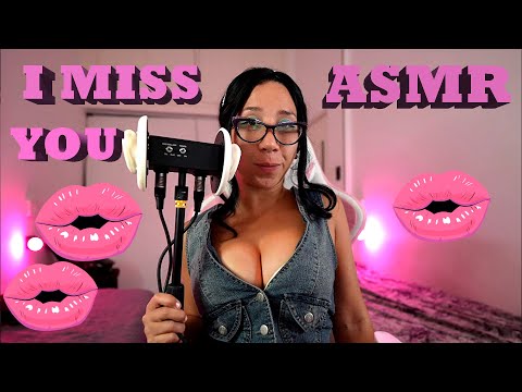 ASMR | I'M YOUR GIRLFRIEND AND I MISS YOU+EAR LICKING | 4K ULTRA HD 💋